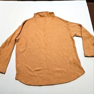 Old Navy Womens Sweater Sz M Brown Long Sleeve Turtleneck Solid Pullover